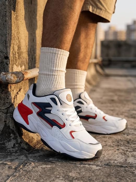 Bacca Bucci Men Lace Up Running Shoes