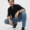 Urbano Fashion Men Regular Fit Solid Spread Collar Casual Shirt